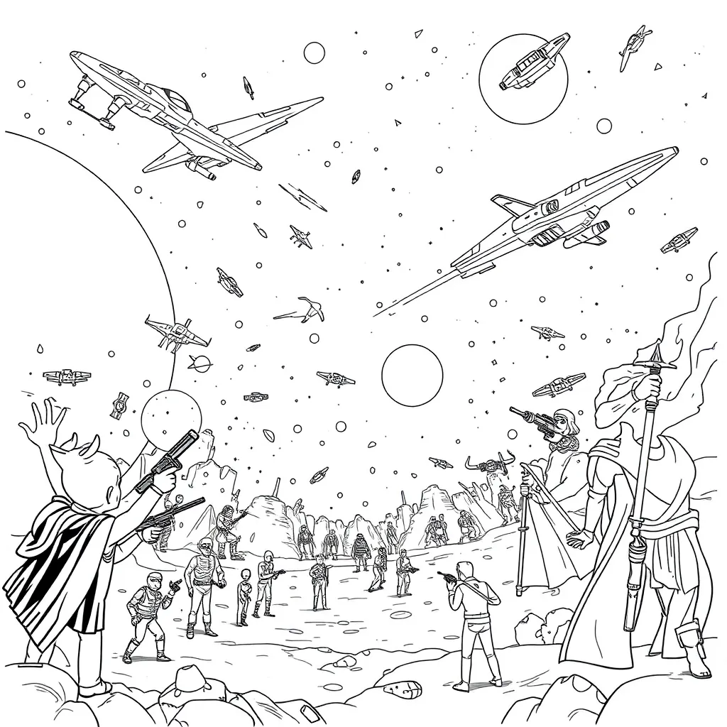 Star Wars coloring page