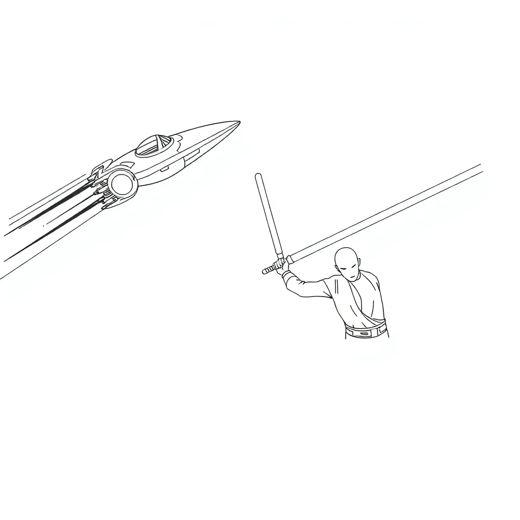 Star Wars coloring page