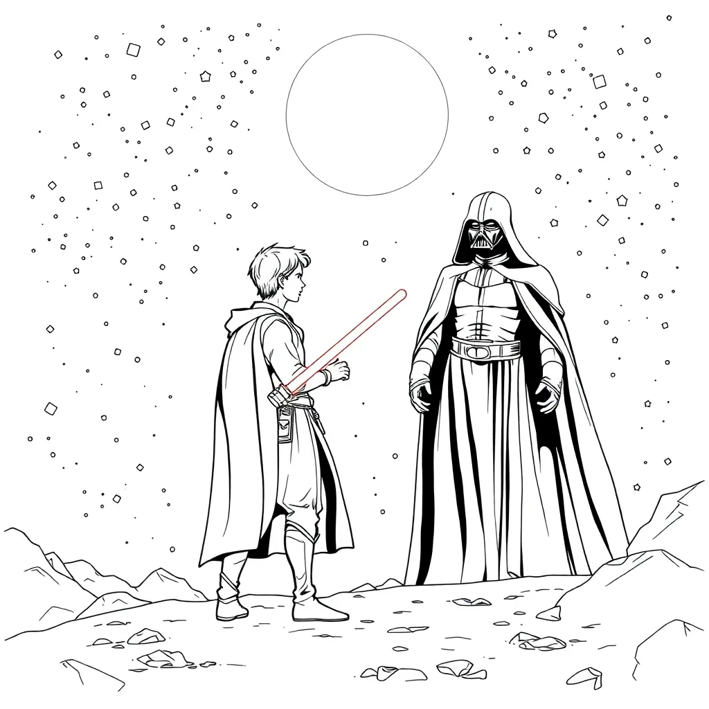 Star Wars coloring page