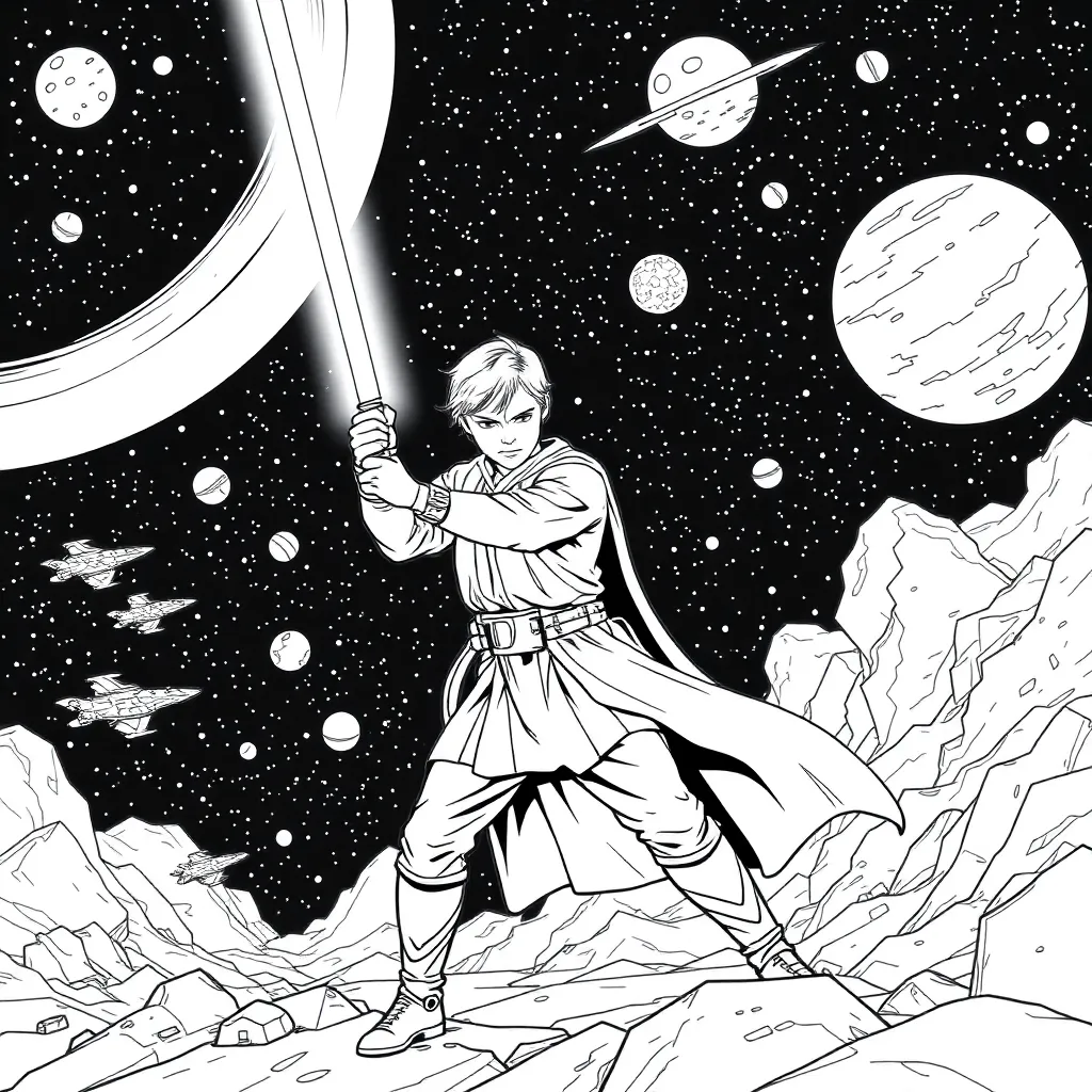 Star Wars coloring page