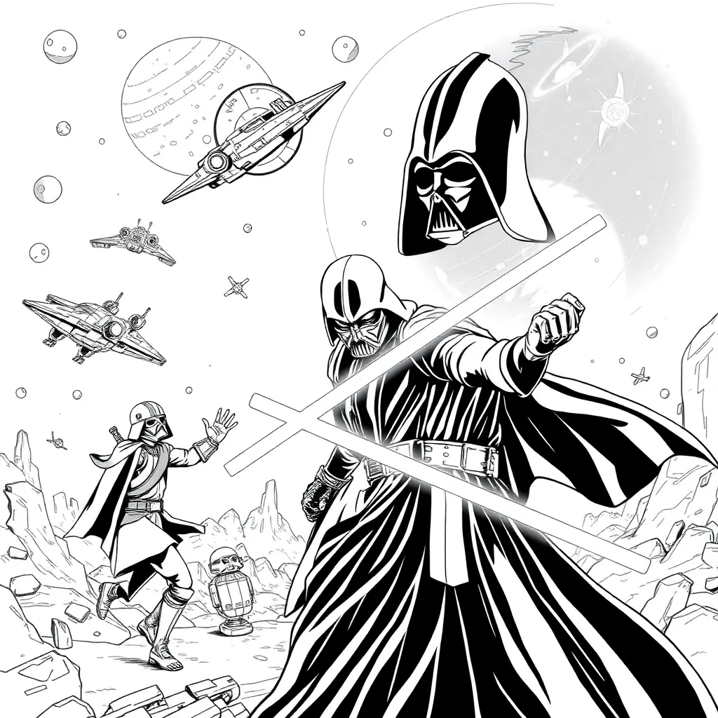 Star Wars coloring page