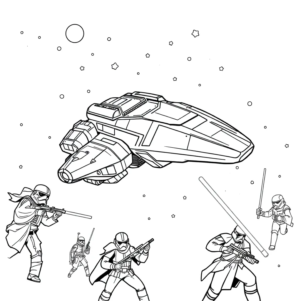 Star Wars coloring page