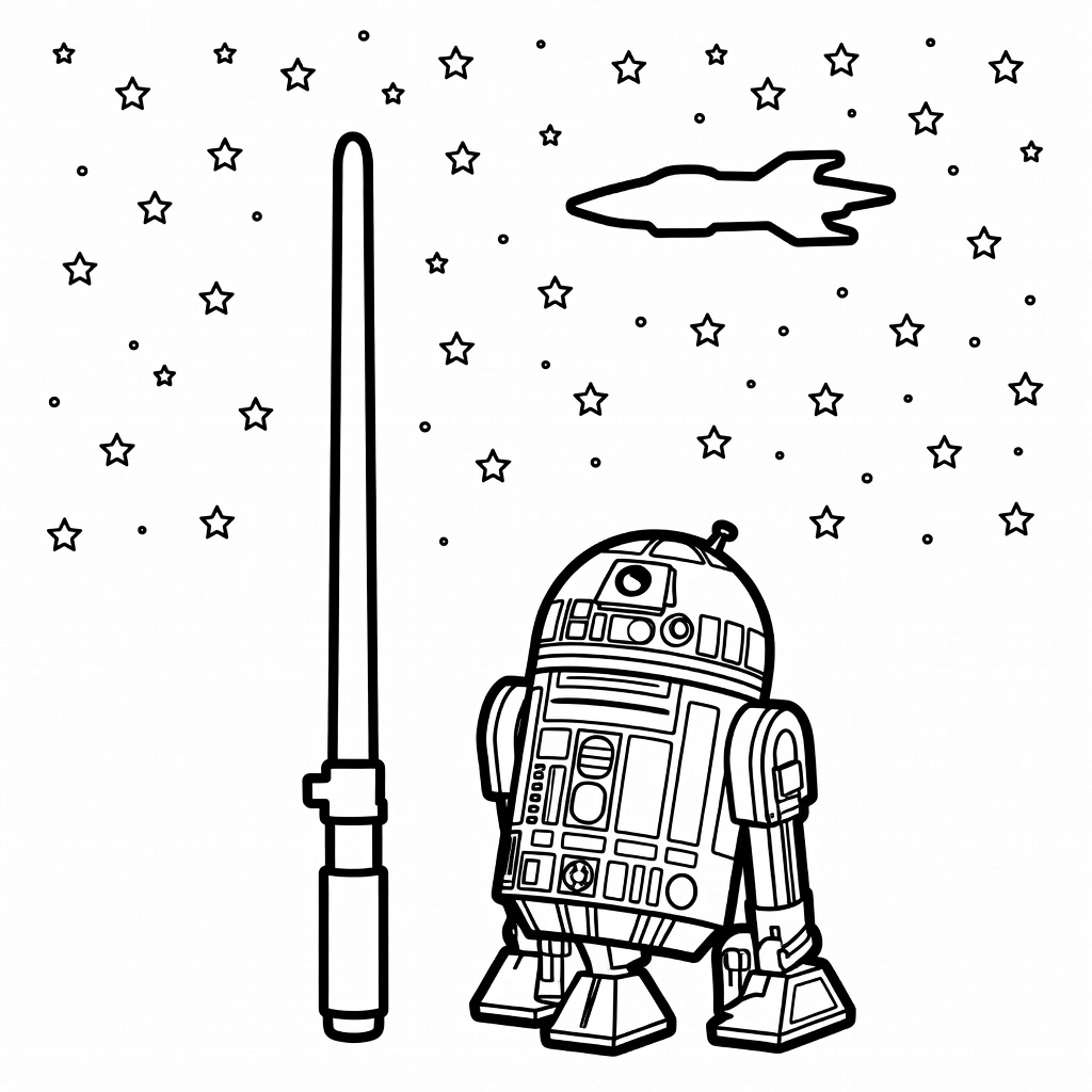 Star Wars coloring page