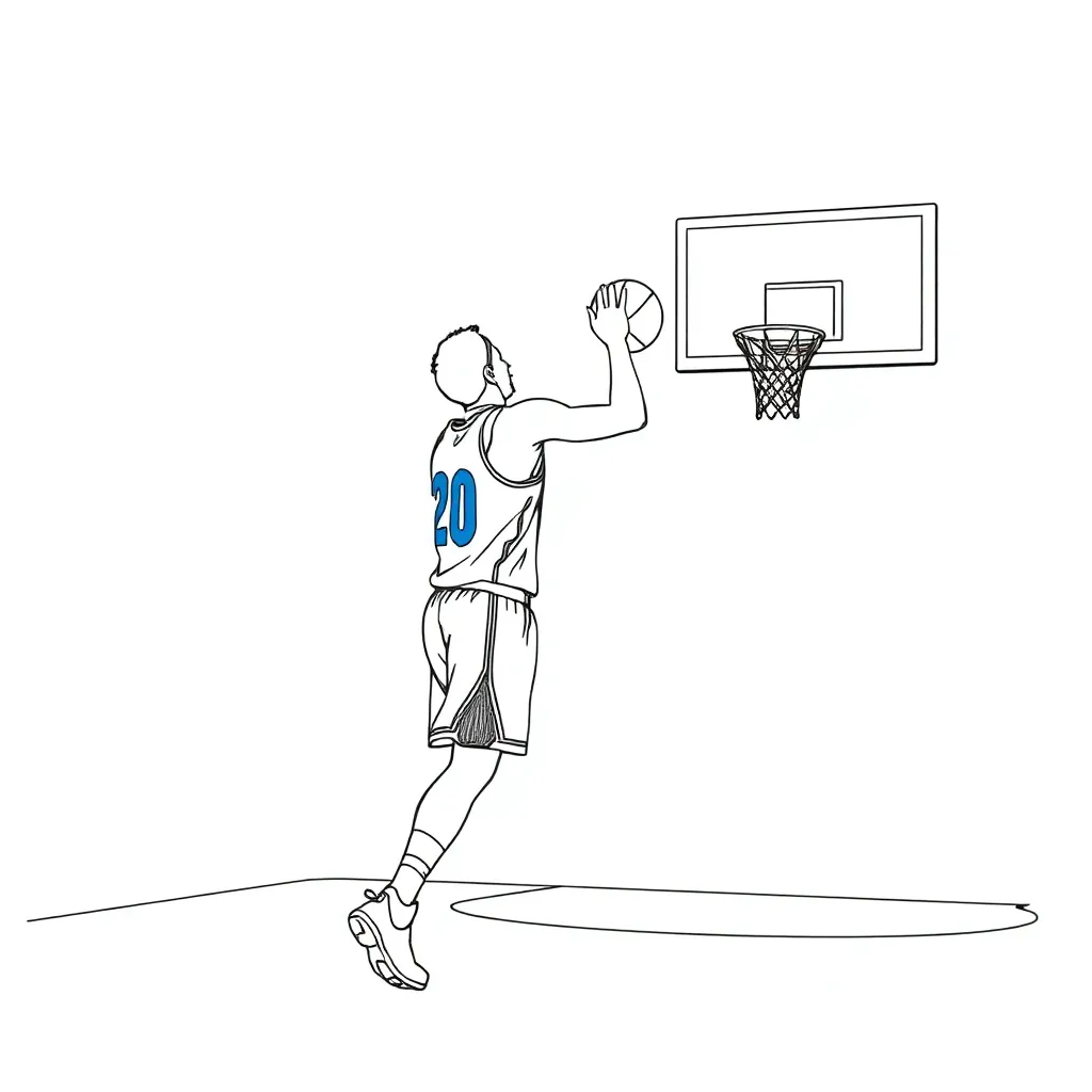 Stephen Curry coloring page