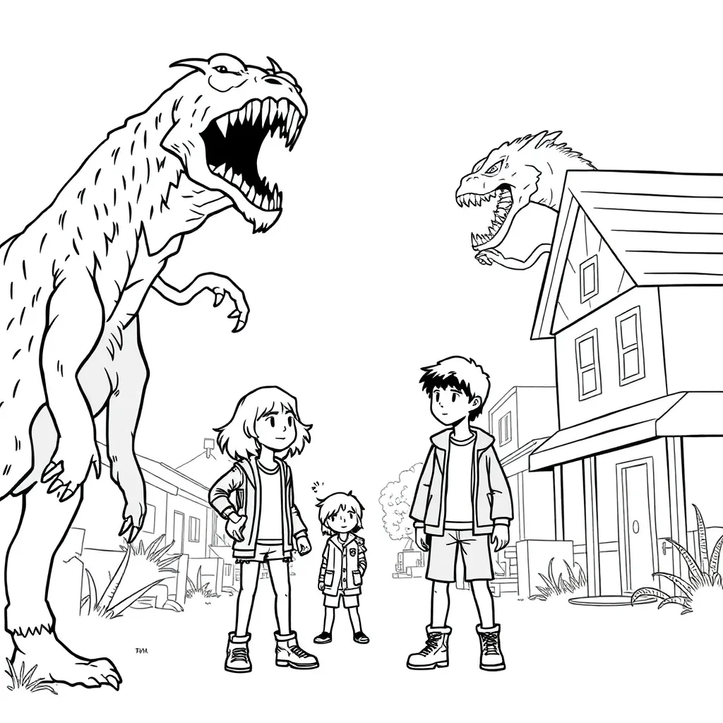 Stranger Things coloring page