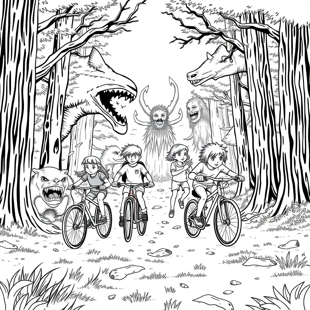 Stranger Things coloring page