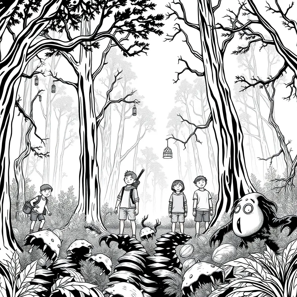 Stranger Things coloring page