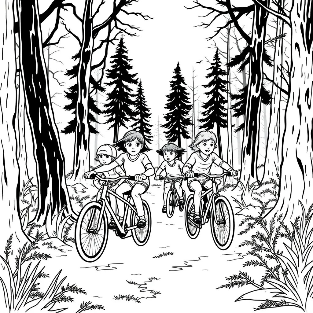 Stranger Things coloring page