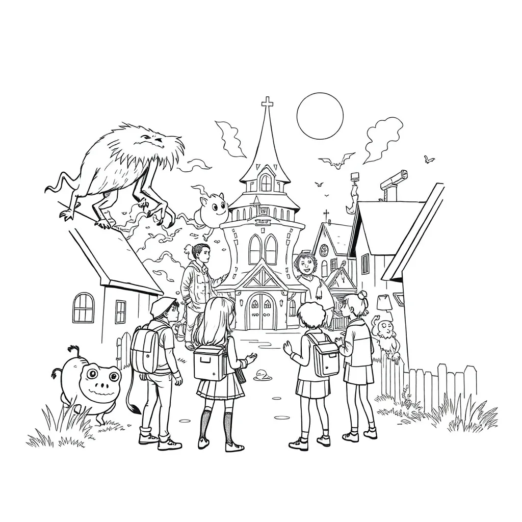 Stranger Things coloring page