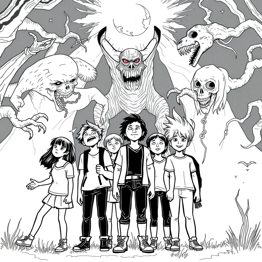 Stranger Things coloring page