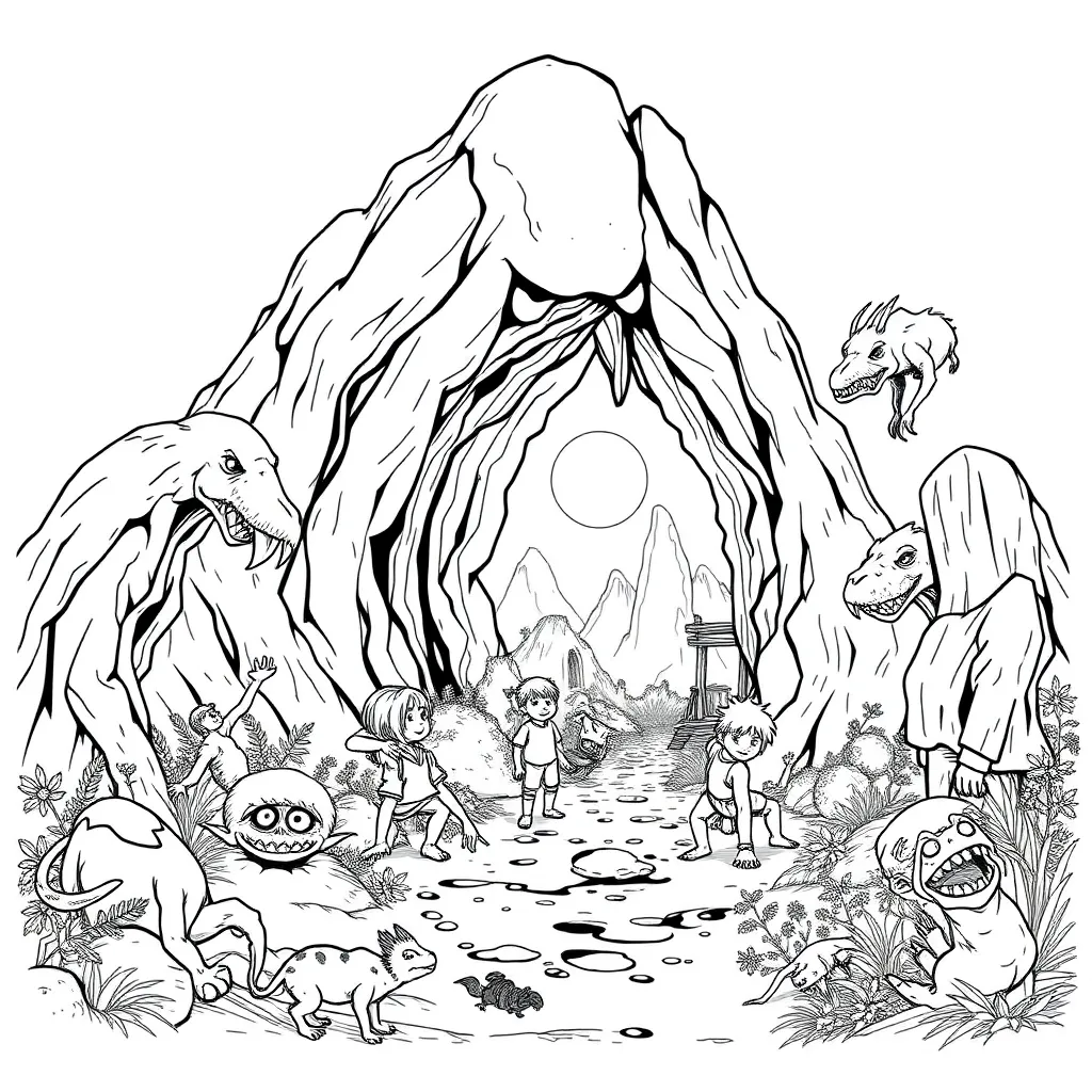 Stranger Things coloring page
