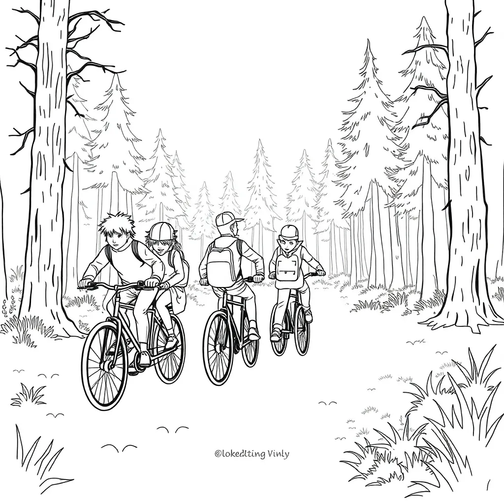 Stranger Things coloring page