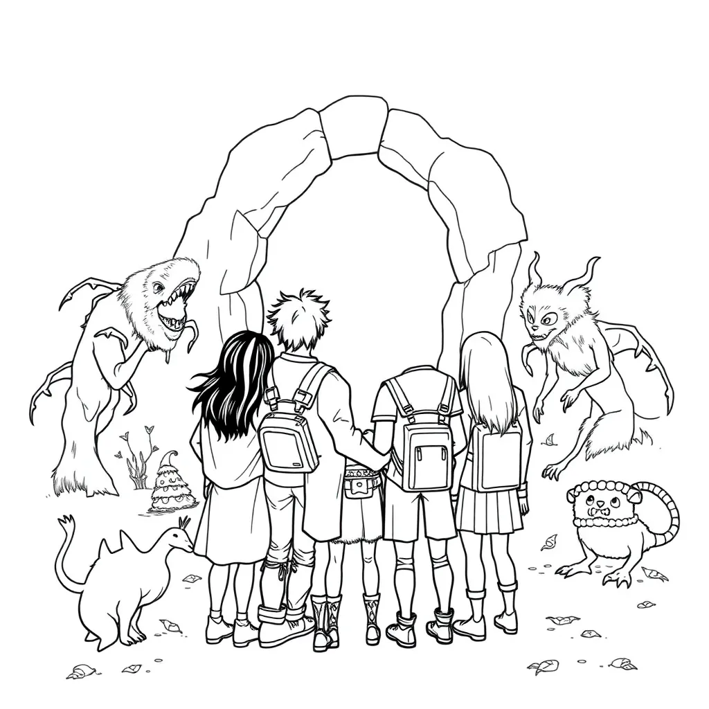 Stranger Things coloring page