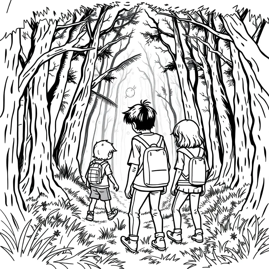 Stranger Things coloring page