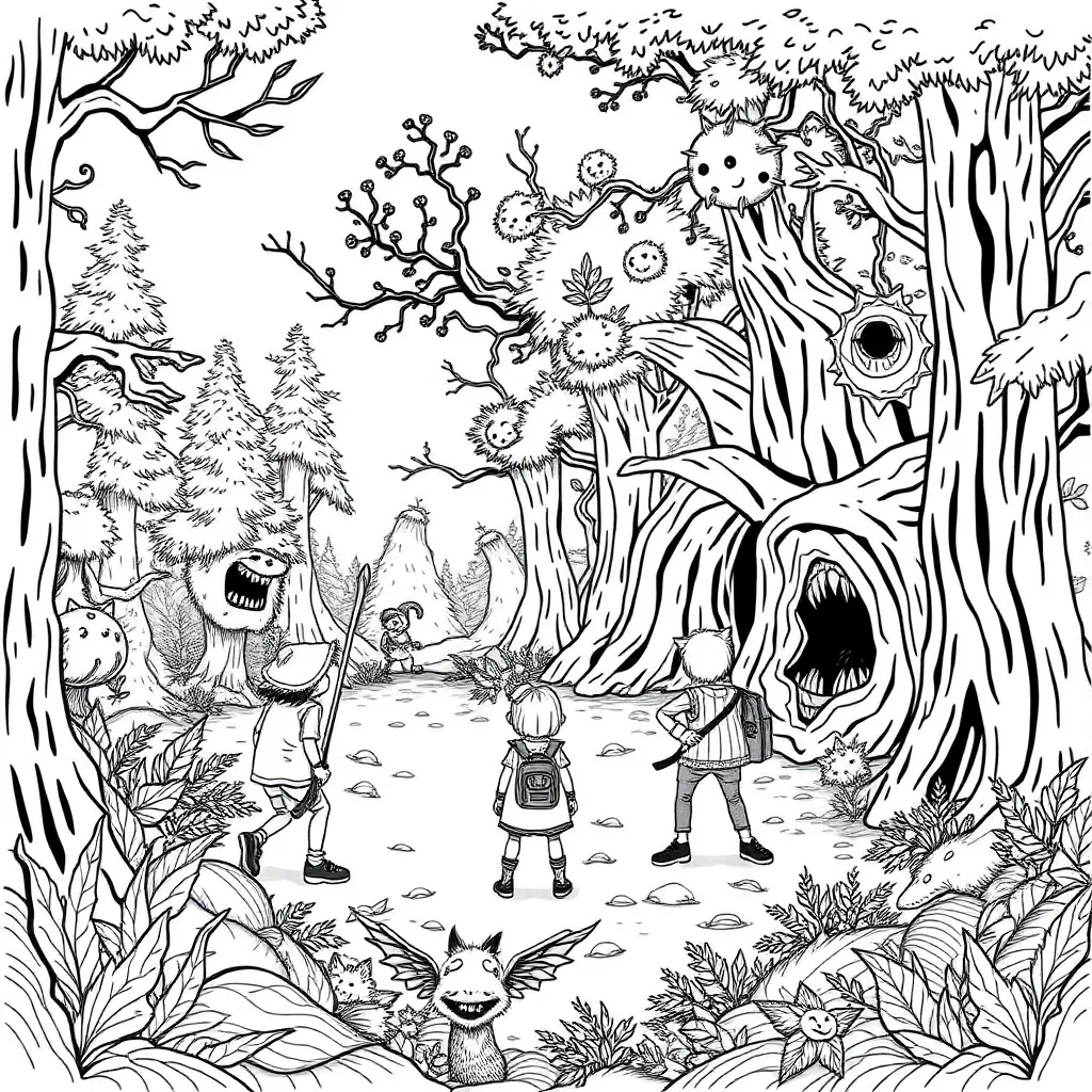 Stranger Things coloring page