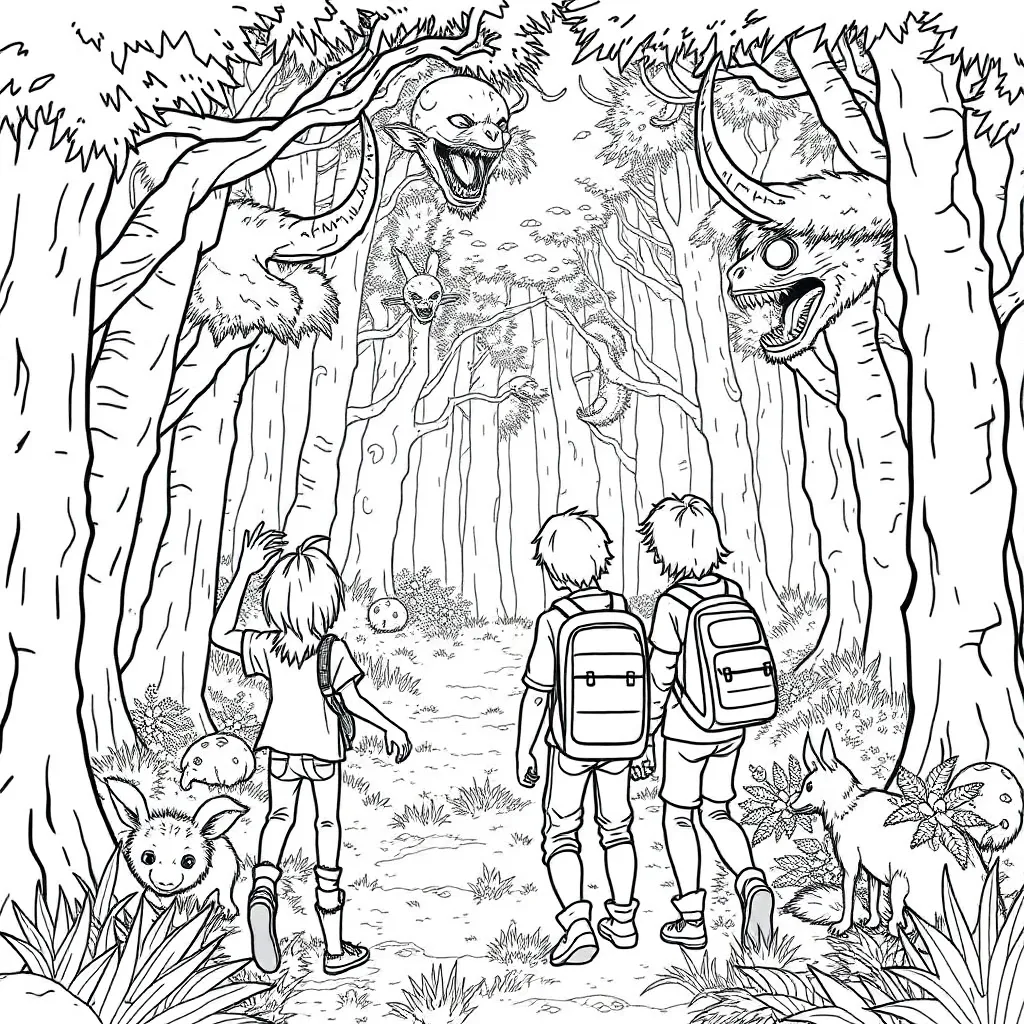 Stranger Things coloring page