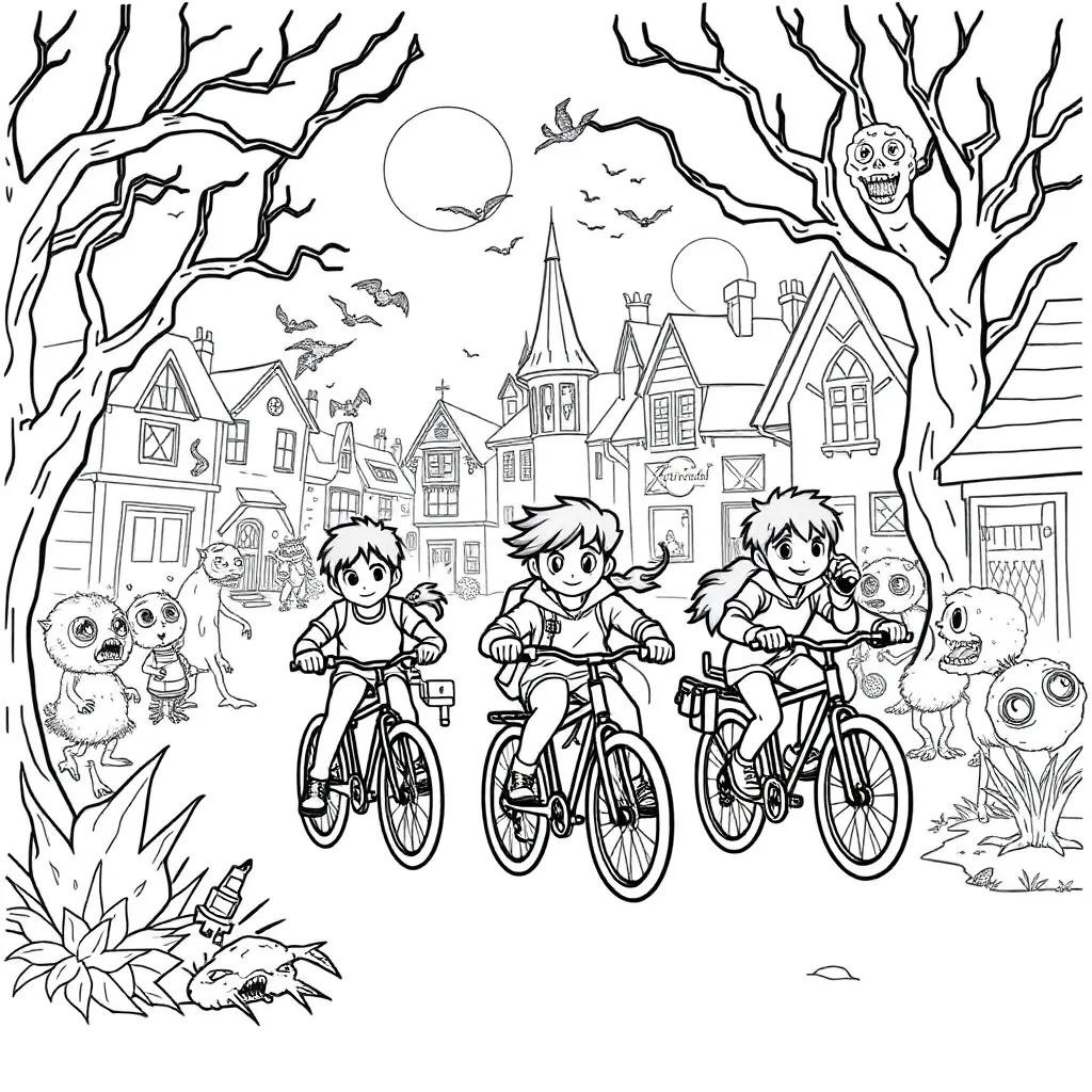 Stranger Things coloring page