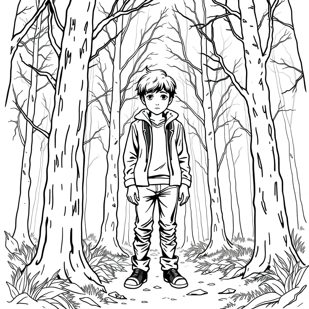Stranger Things coloring page