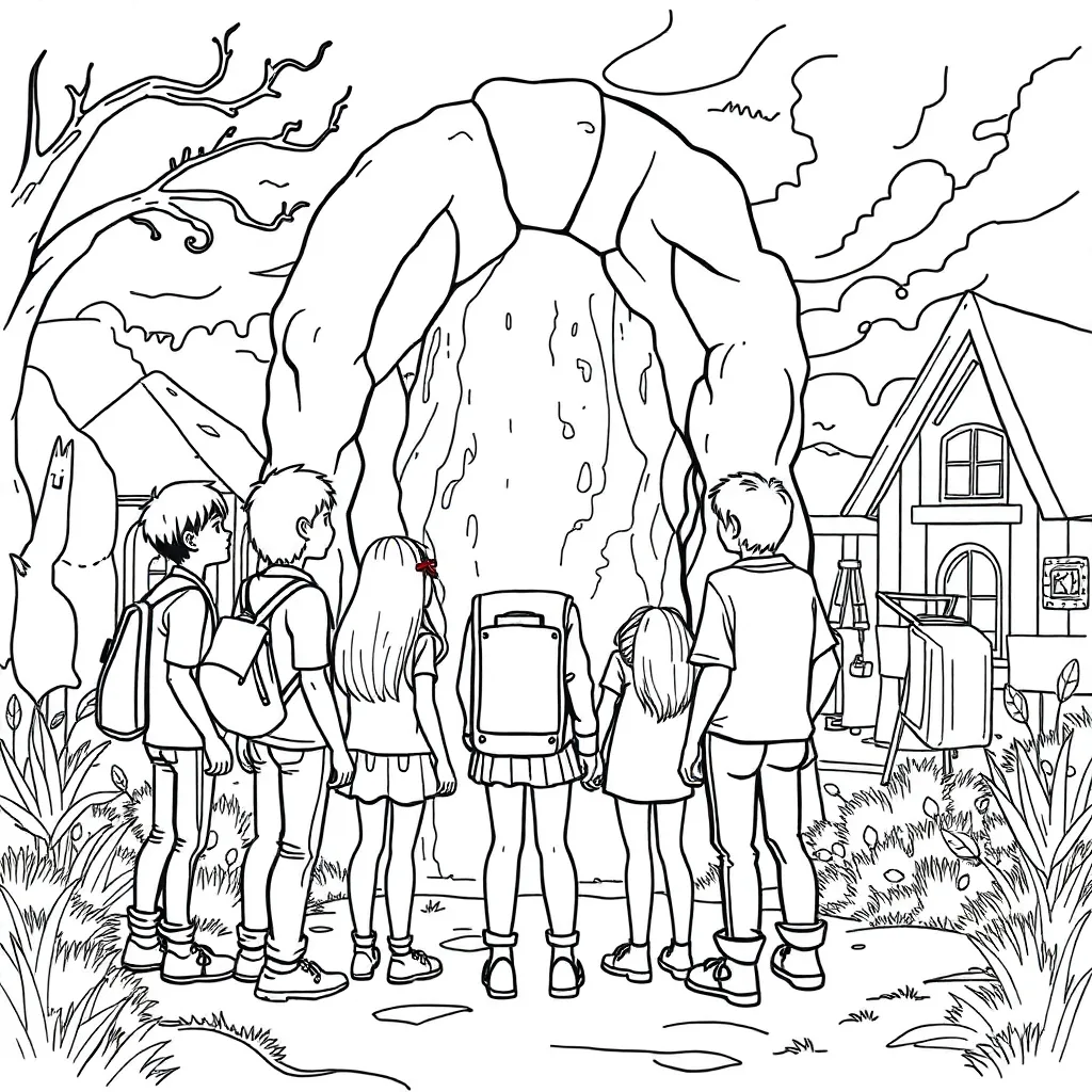 Stranger Things coloring page