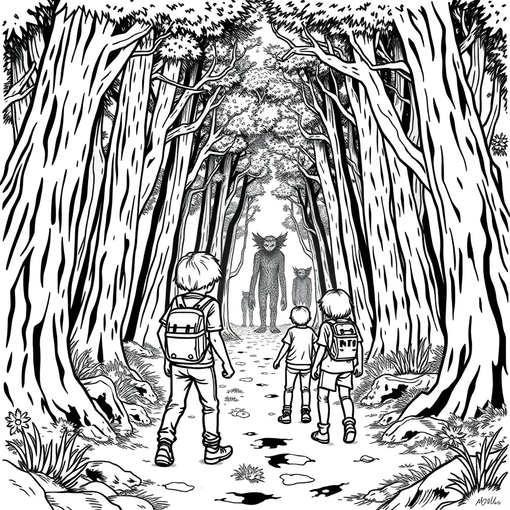 Stranger Things coloring page