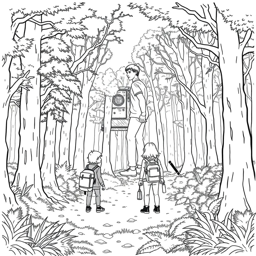 Stranger Things coloring page
