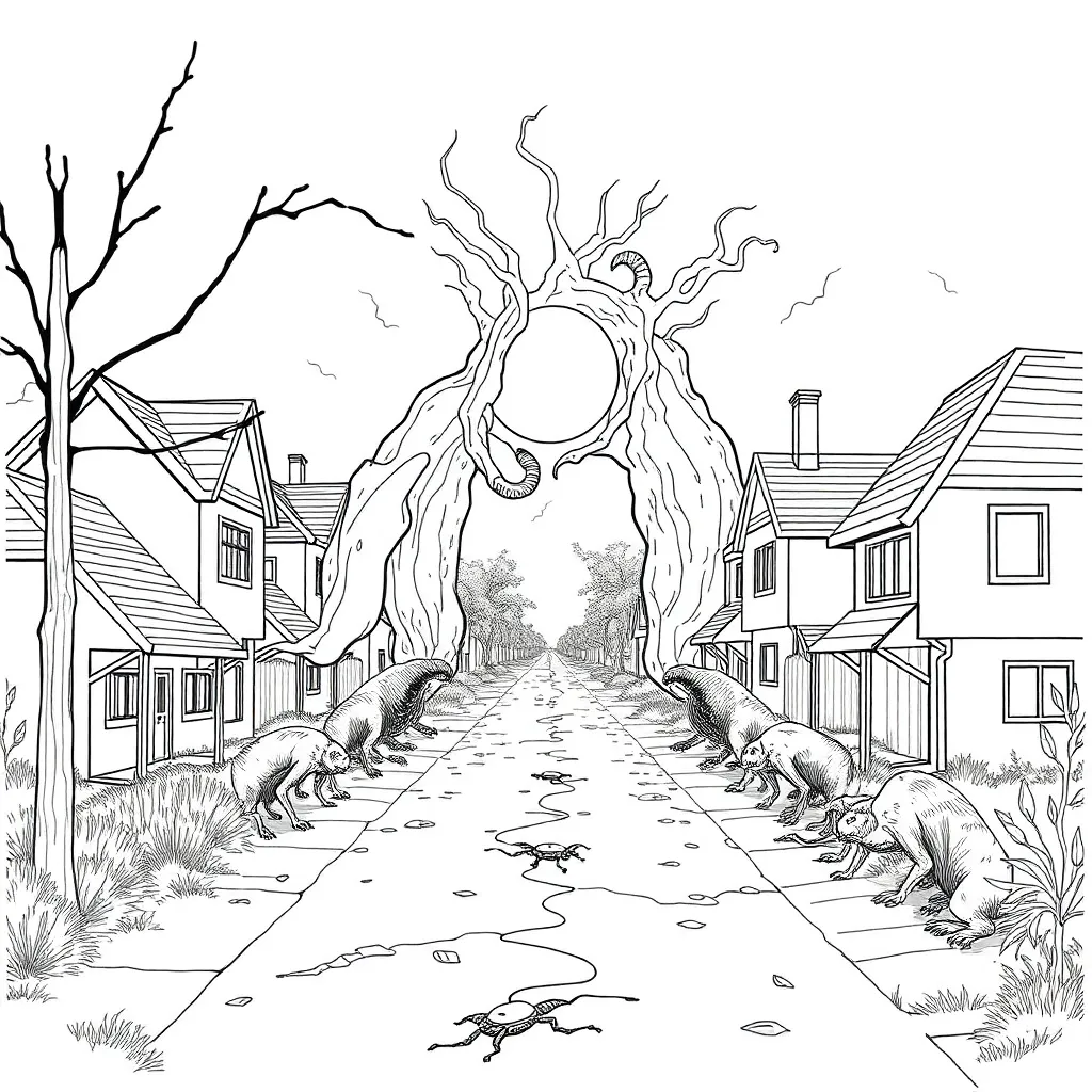 Stranger Things coloring page