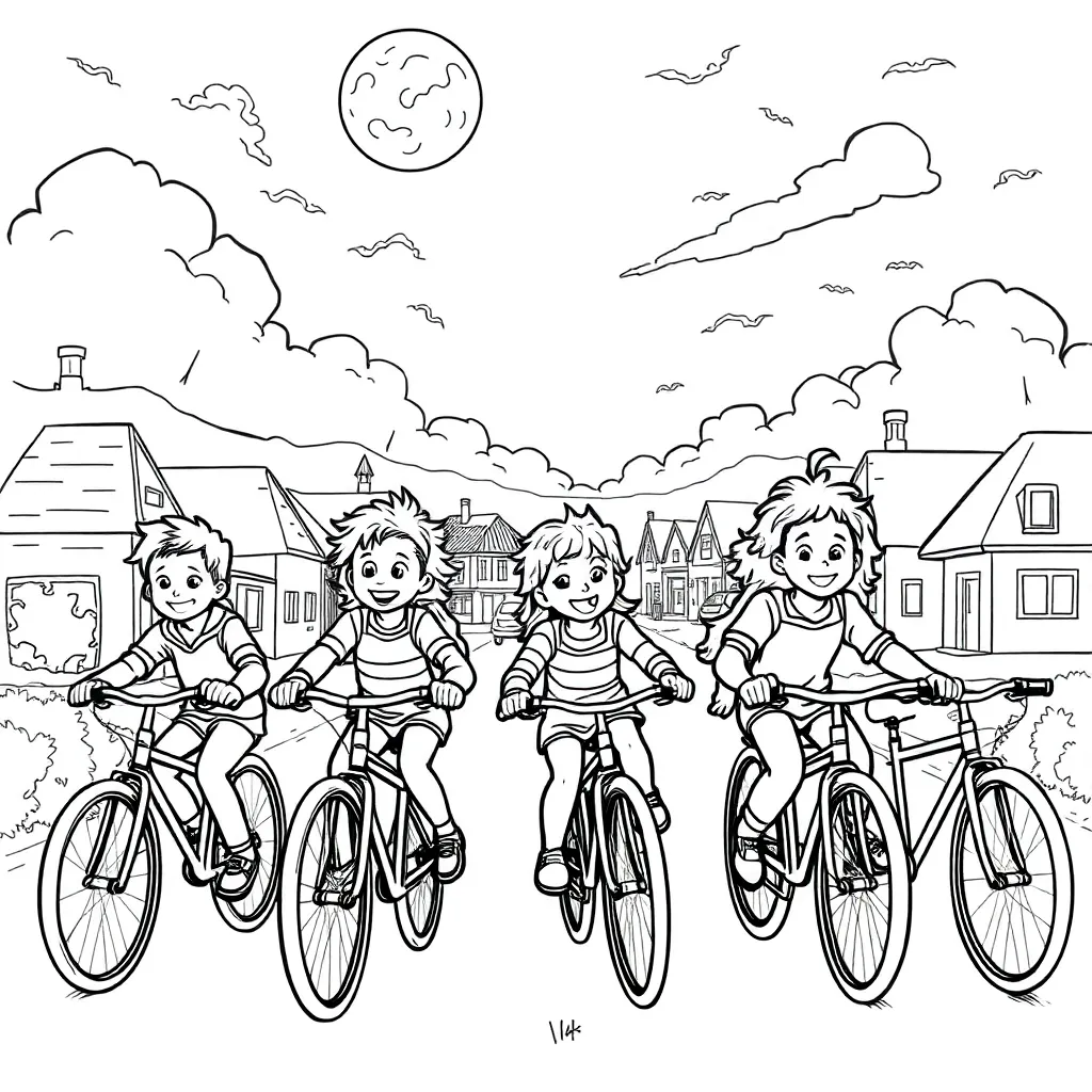 Stranger Things coloring page