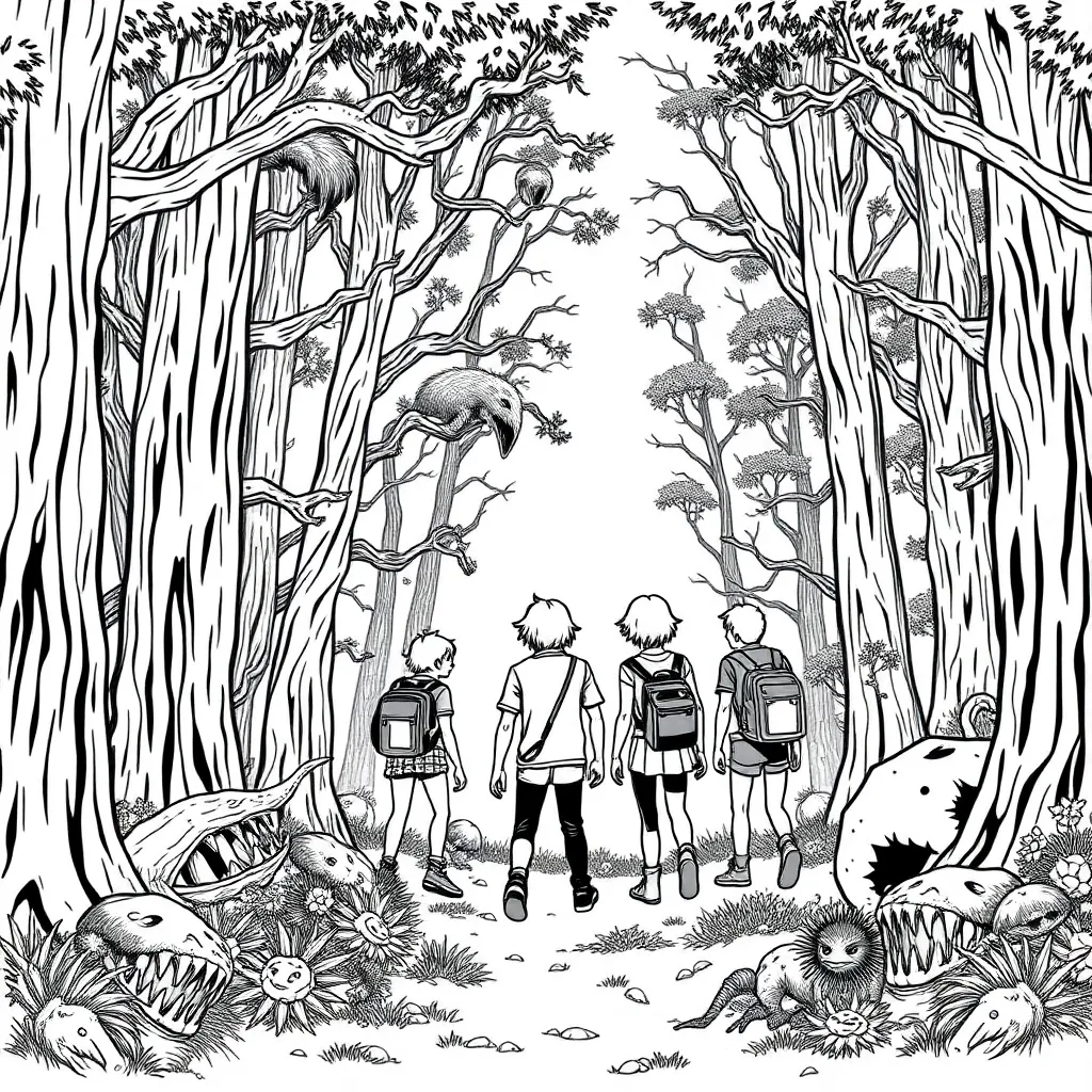 Stranger Things coloring page