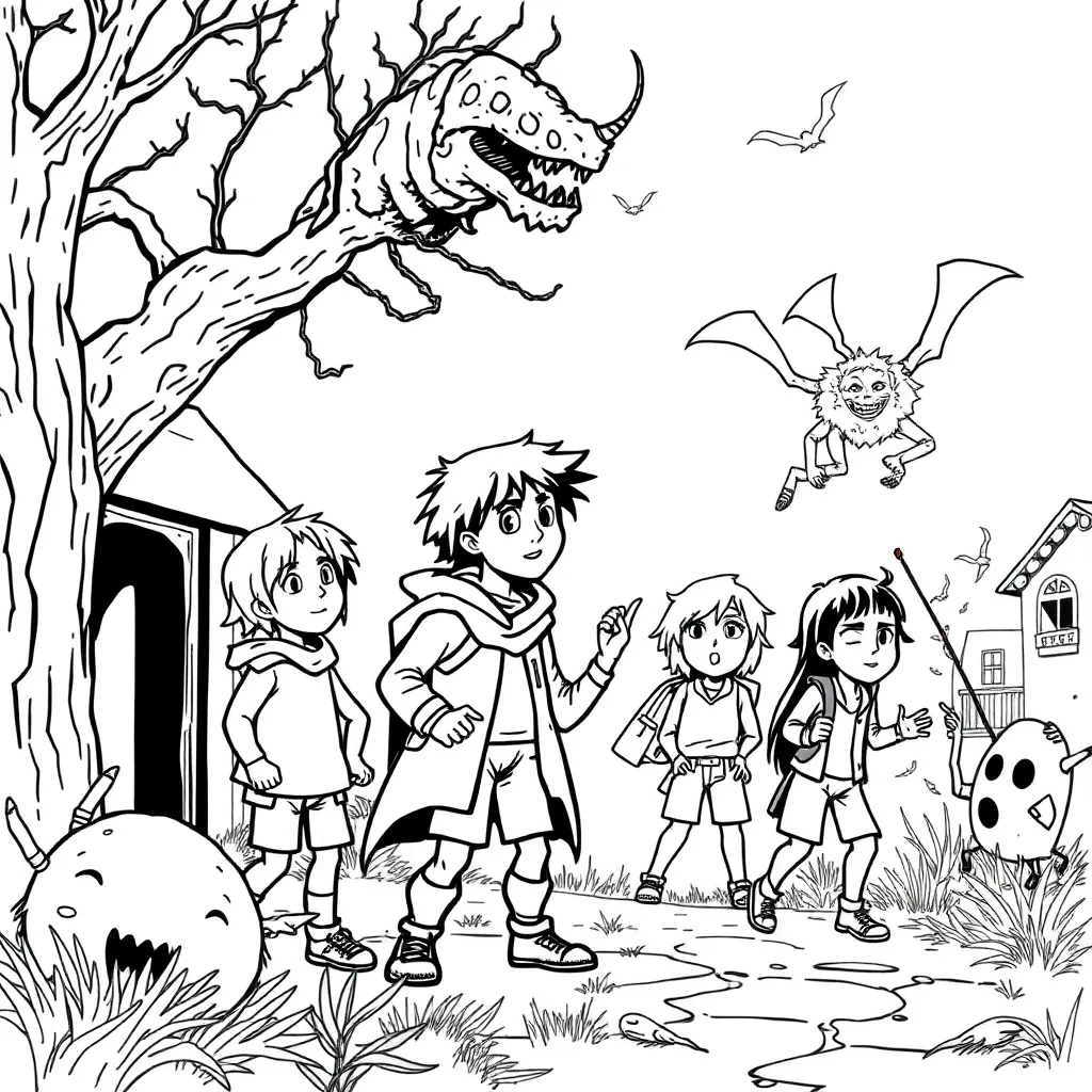 Stranger Things coloring page