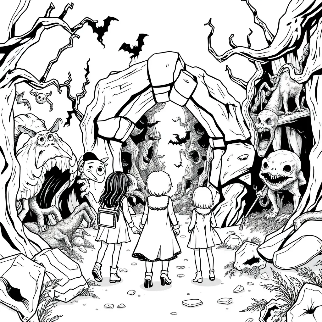 Stranger Things coloring page