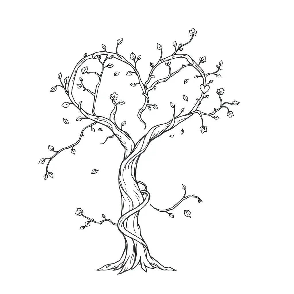 Tangled coloring page