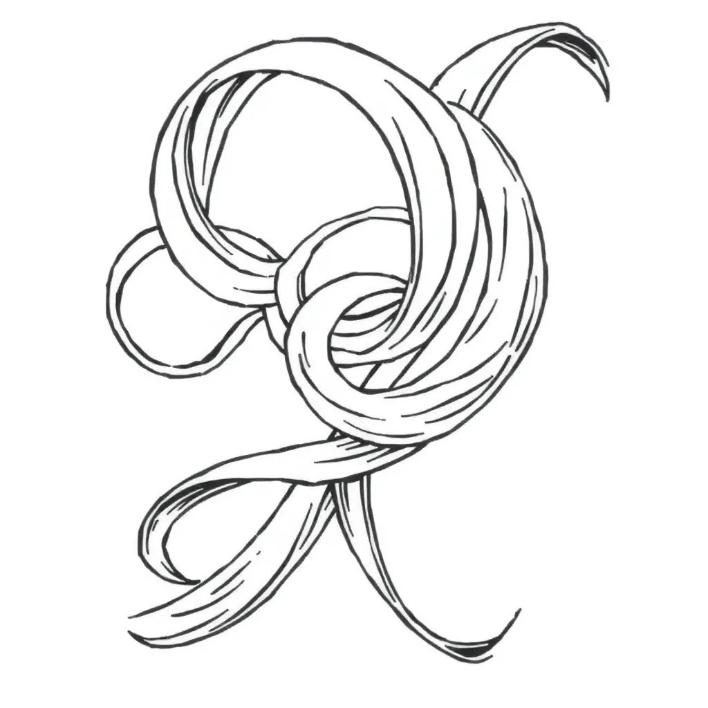 Tangled coloring page