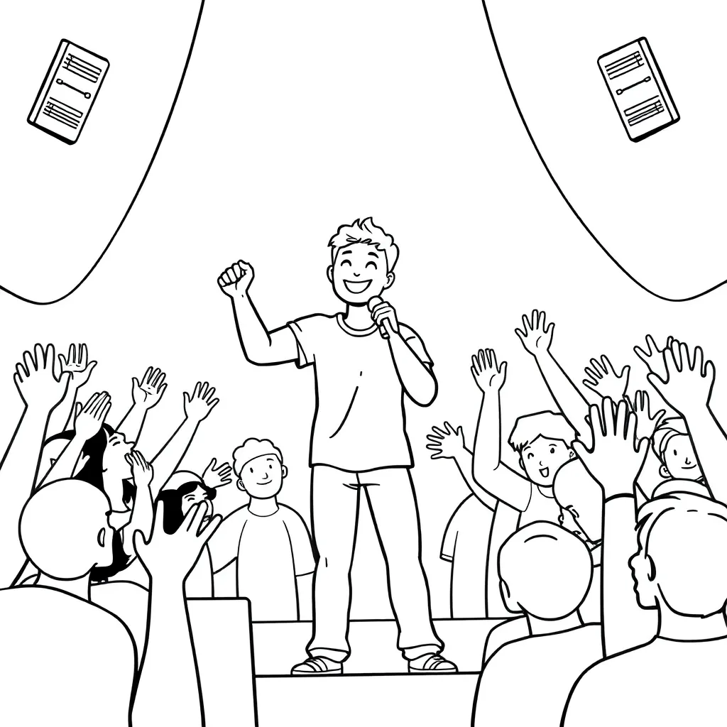 Taylor Swift coloring page