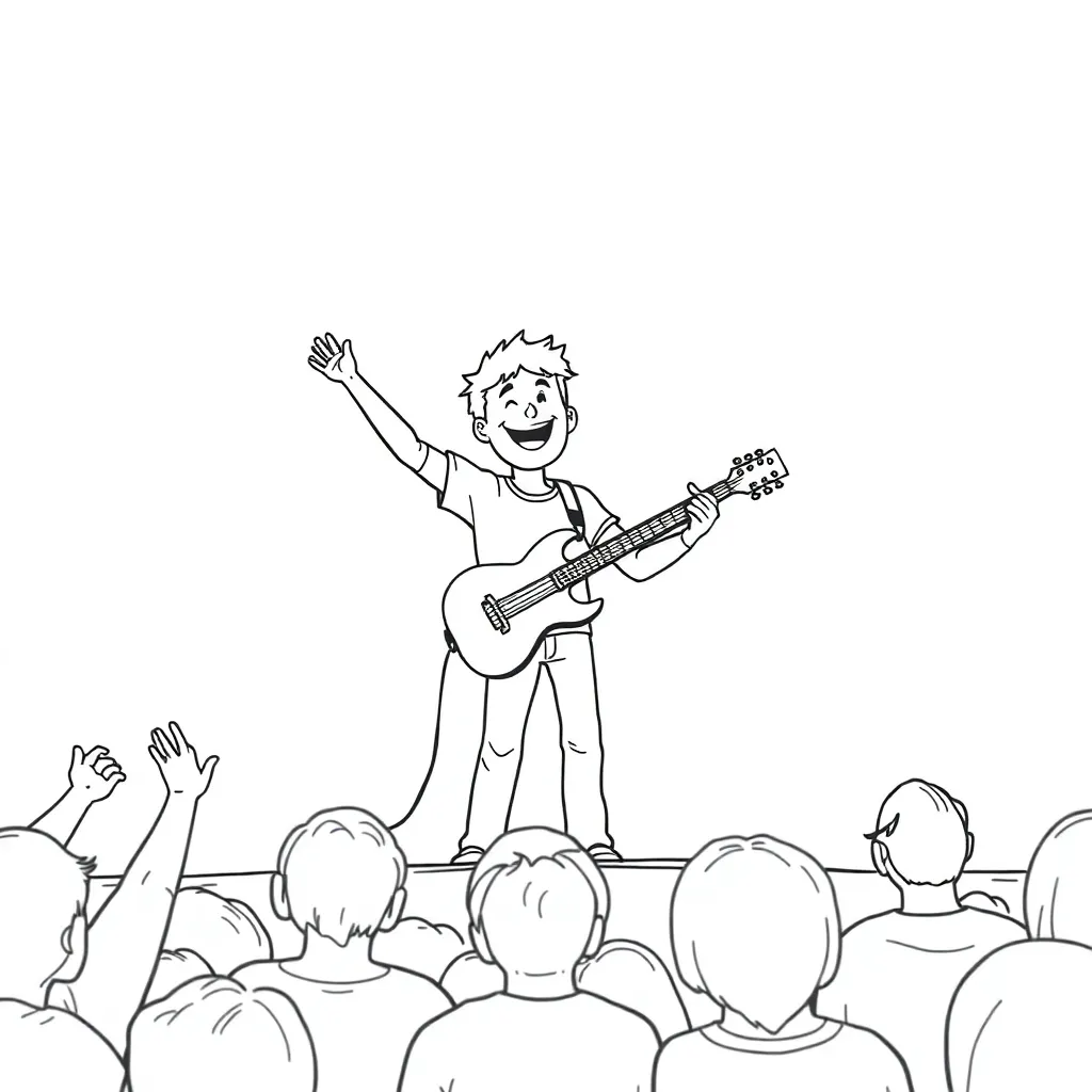 Taylor Swift coloring page
