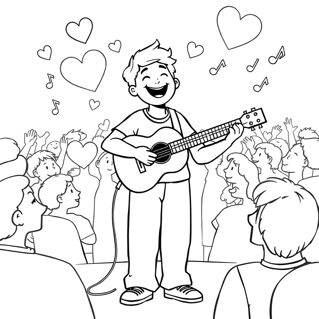 Taylor Swift coloring page
