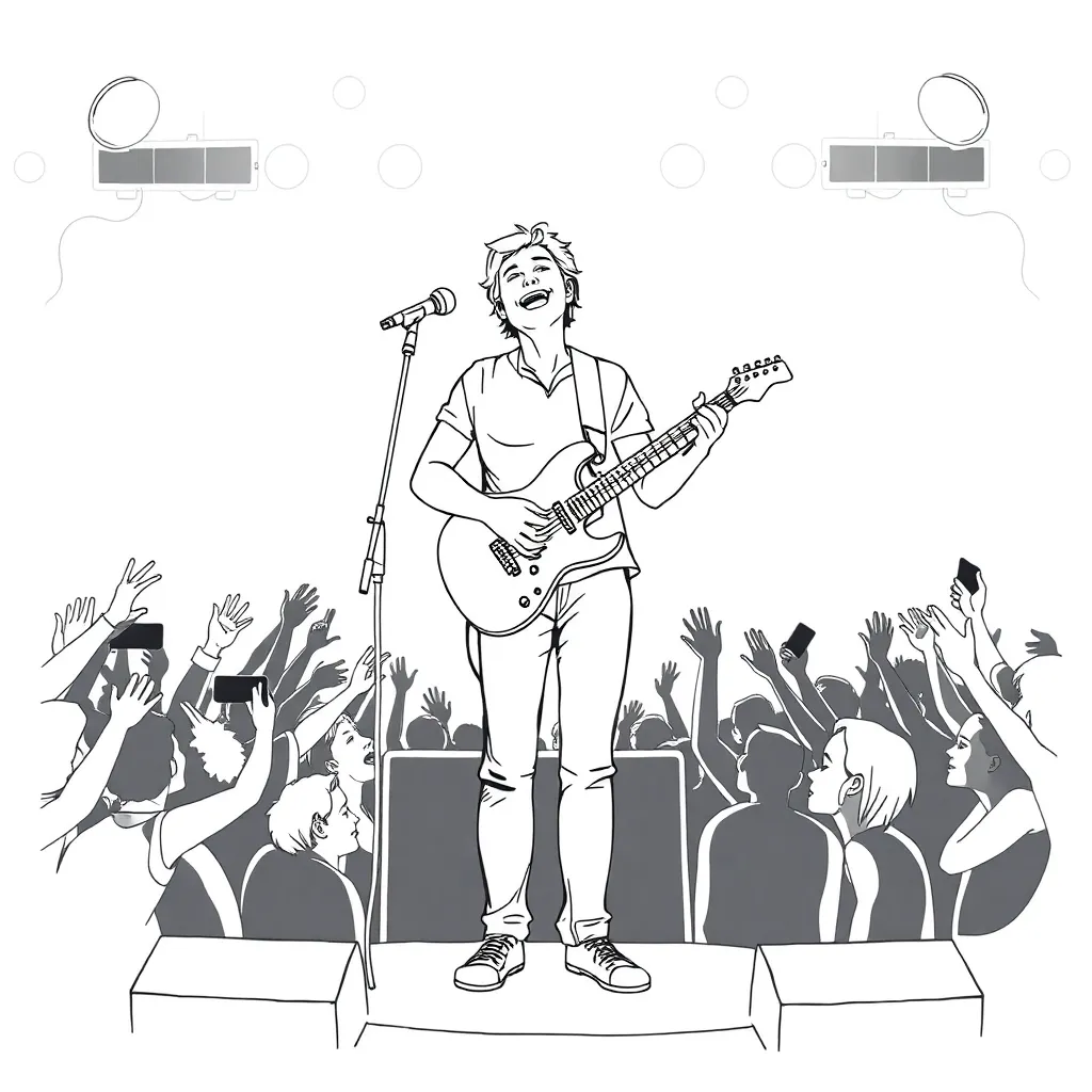Taylor Swift coloring page
