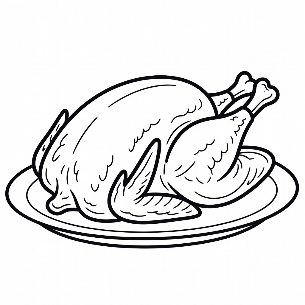 Thanksgiving coloring page