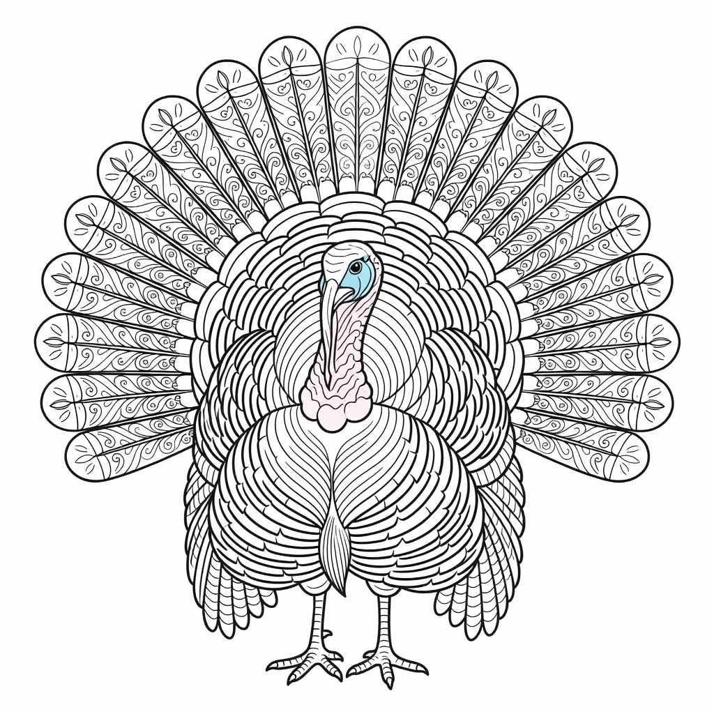 Thanksgiving coloring page