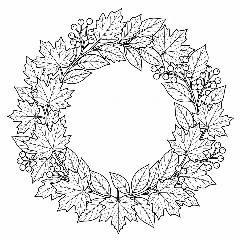 Thanksgiving coloring page