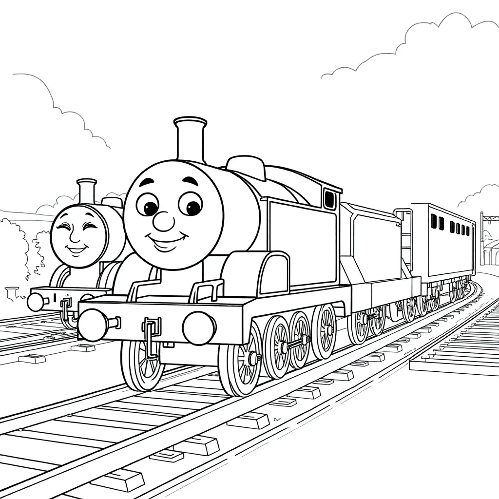 Thomas & Friends coloring page