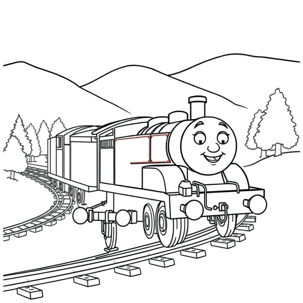 Thomas & Friends coloring page