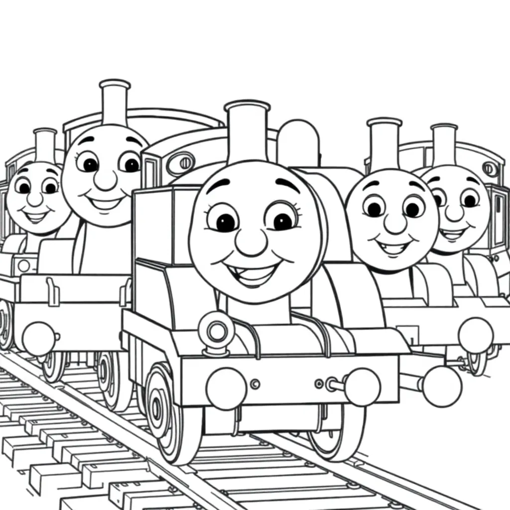 Thomas & Friends coloring page