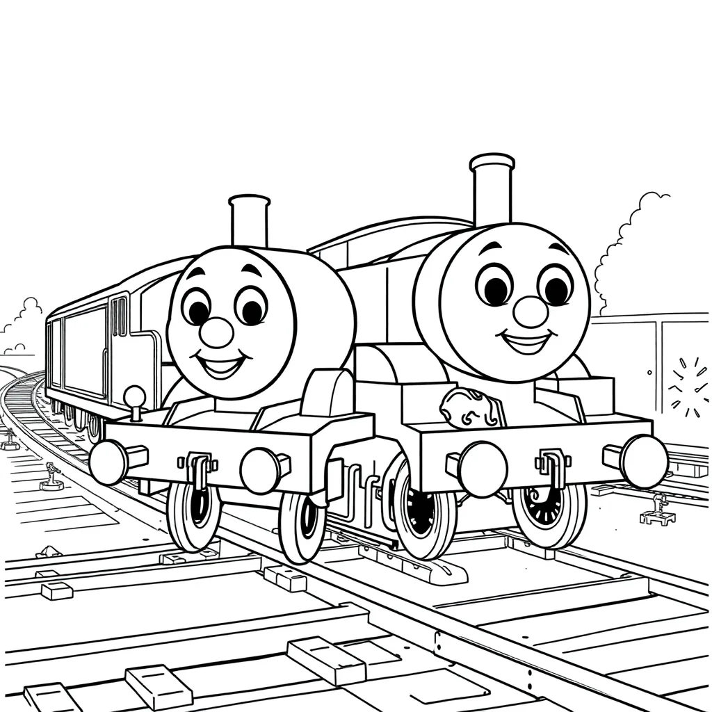 Thomas & Friends coloring page