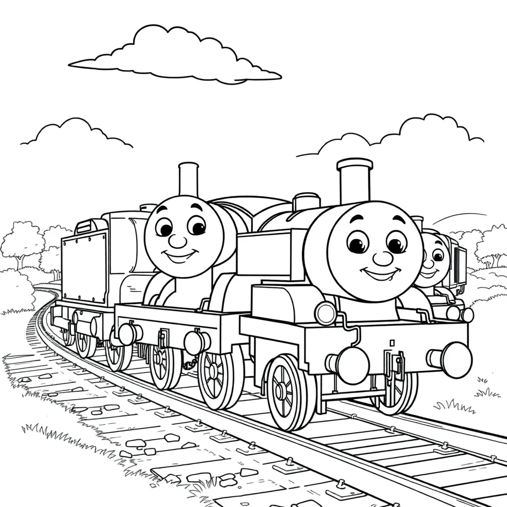 Thomas & Friends coloring page