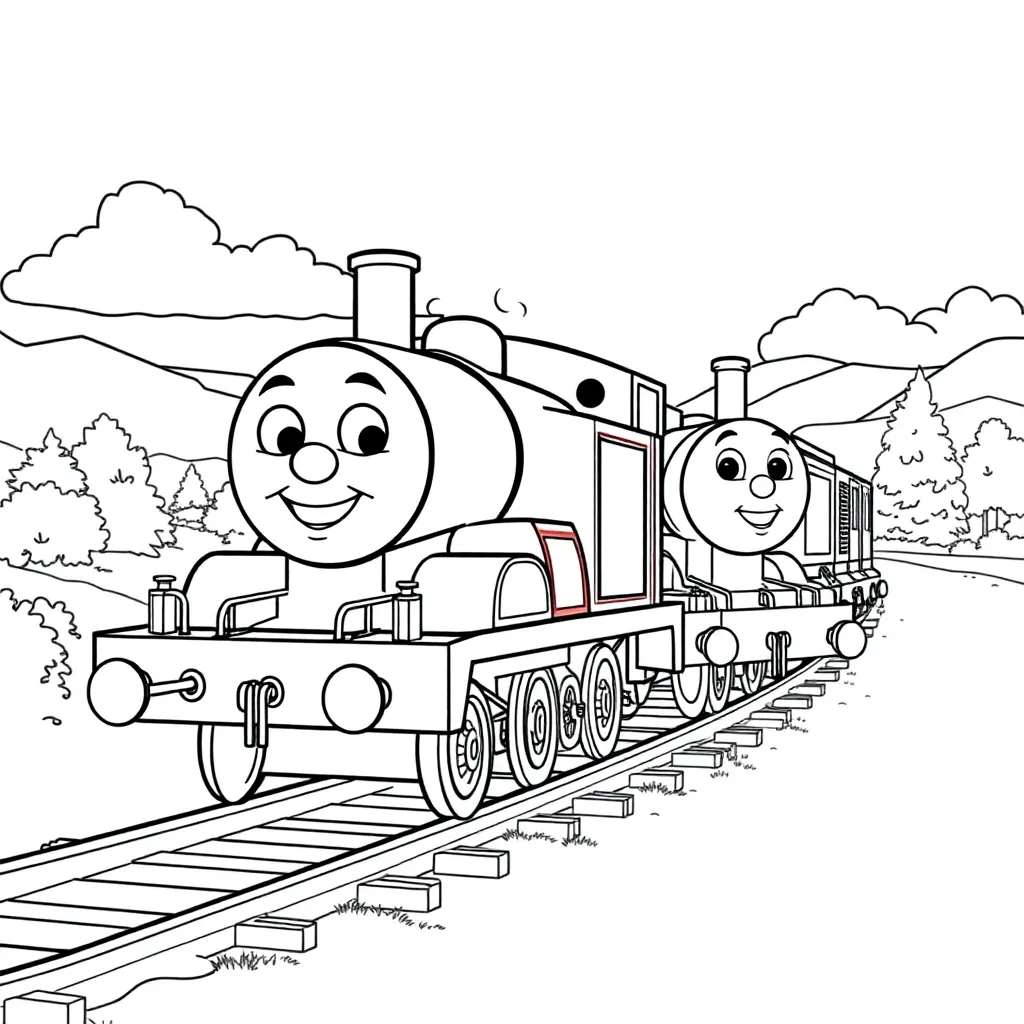 Thomas & Friends coloring page