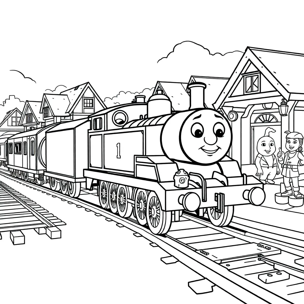 Thomas & Friends coloring page