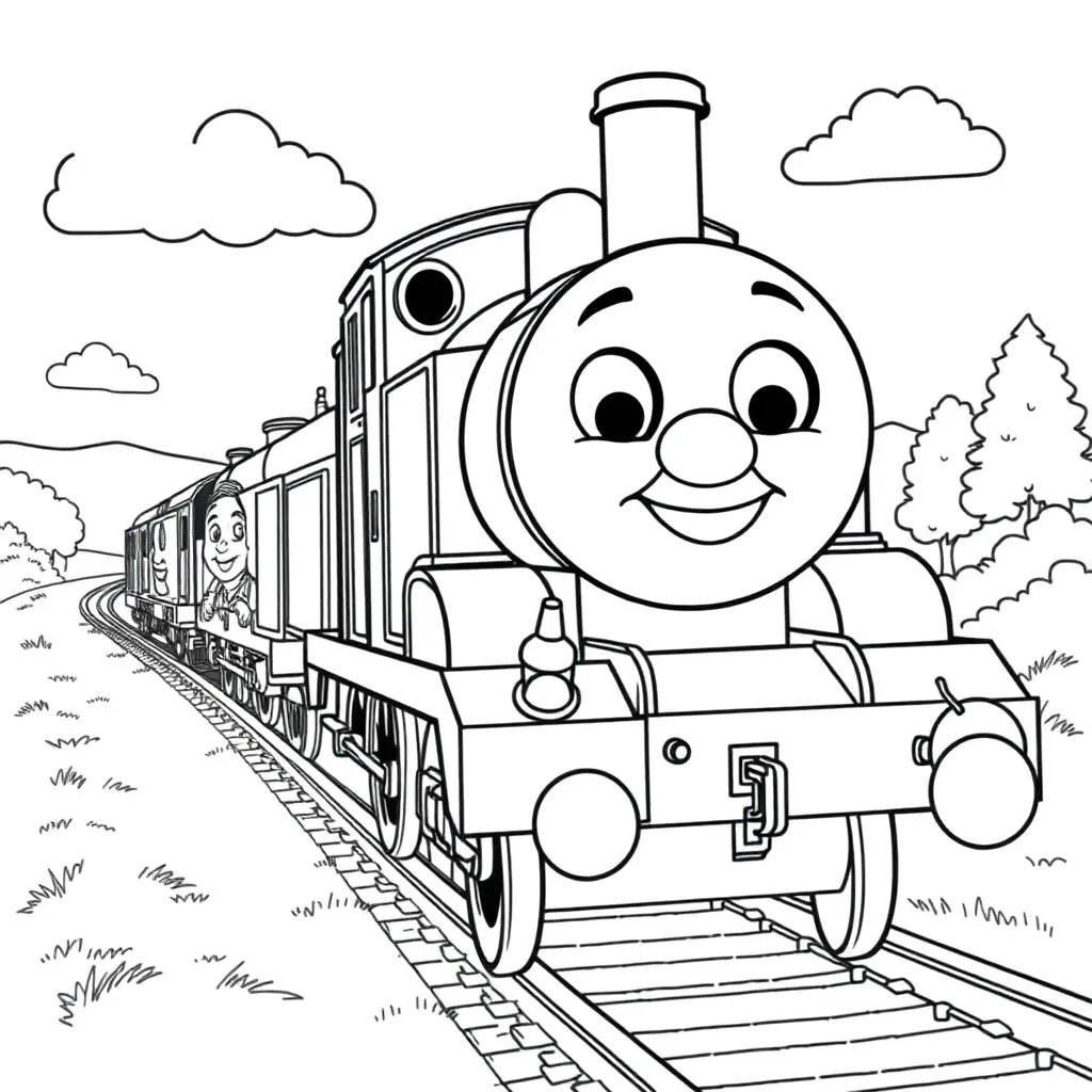 Thomas & Friends coloring page