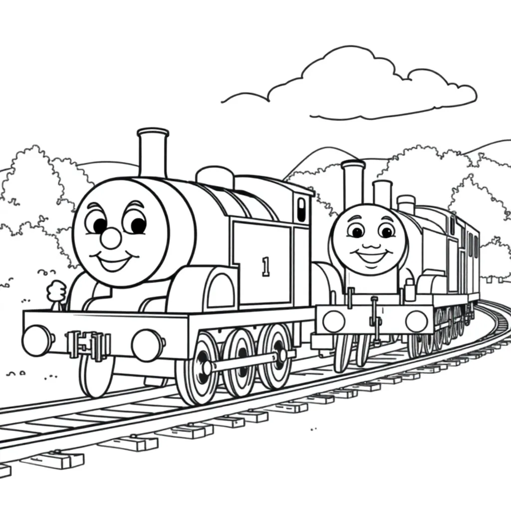 Thomas & Friends coloring page
