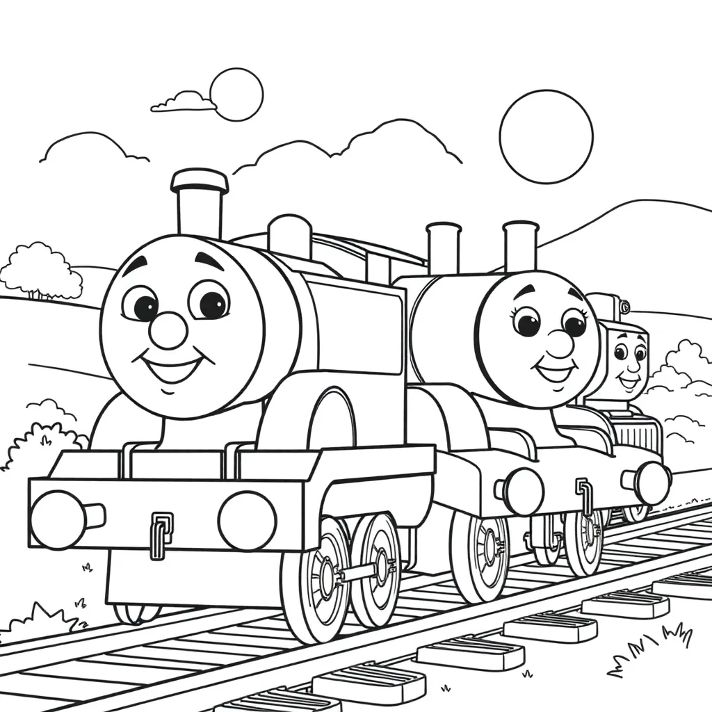 Thomas & Friends coloring page