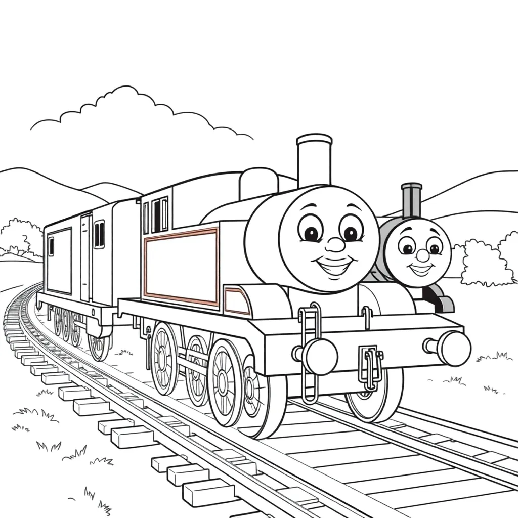 Thomas & Friends coloring page